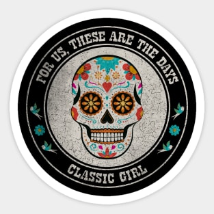 Janes Addiction - Classic Girl - Retro - Distressed Sticker